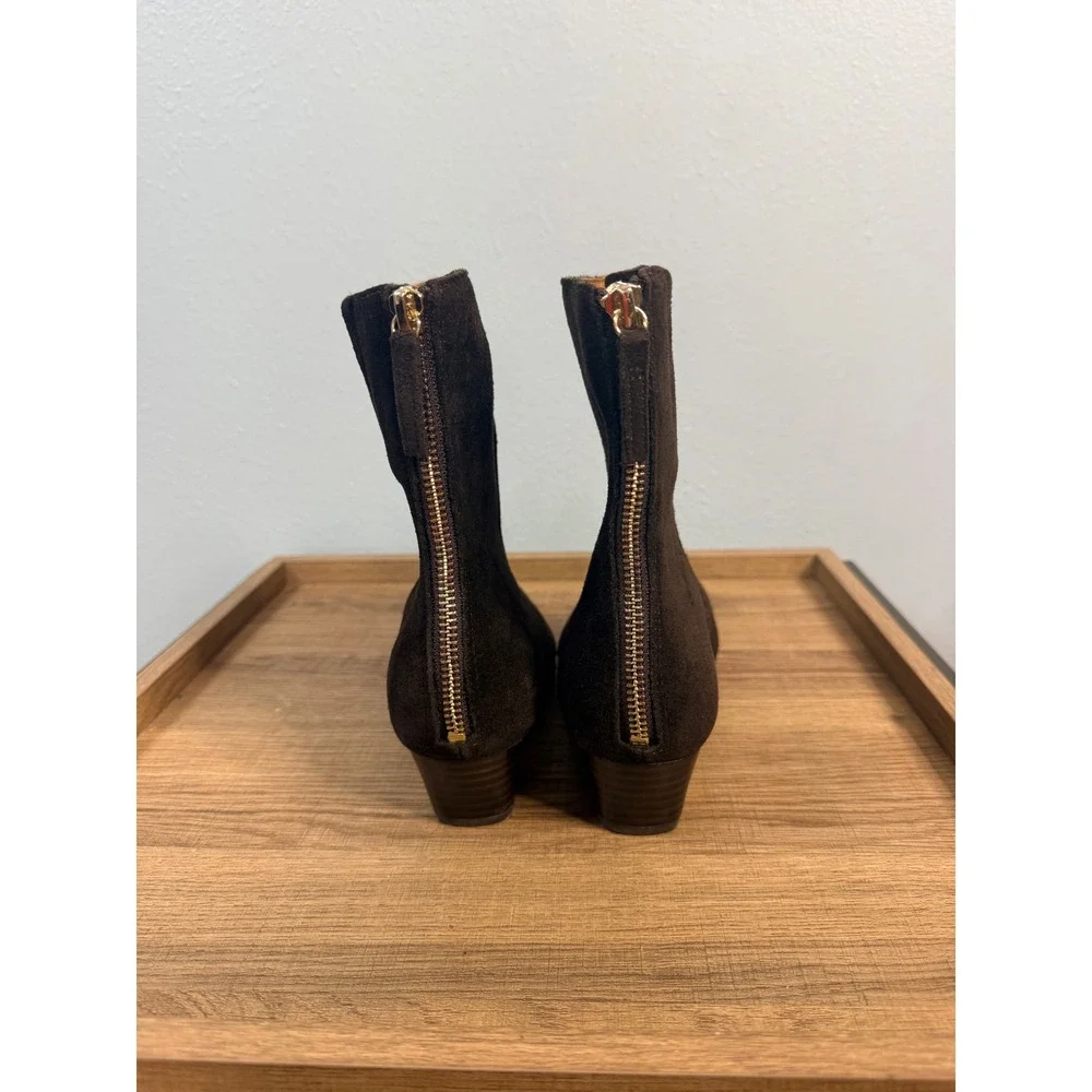 Madewell The Lexie Ankle Boot Dark Carob Brown‎ Size 6.5
